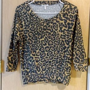 Women's Leopard Print Top